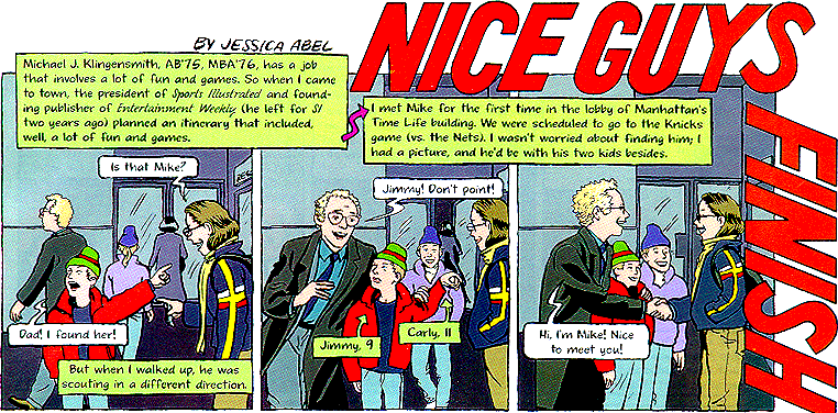 image: Nice Guys Finish First cartoon story