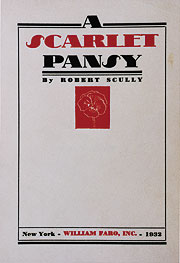 A Scarlet Pansy
