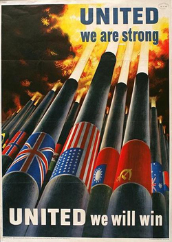 PHOTO:  A 1943 poster by Henry Koerner, originally distributed by the U.S. Office of War Information, from Alison Kent's collection.