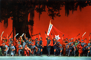 PHOTO:  Red Detachment of Women, like all permissible operas in China, says Deborah Levey, "ends with the people triumphant over the monsters."