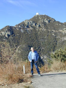 IMAGE:  Simon Swordy at the Whipple Observatory