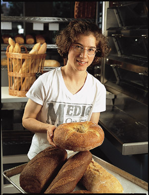 IMAGE:  Lauren Bushnell bakes the bread Hyde Parkers love.