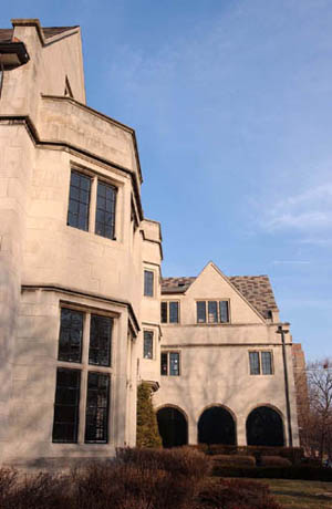 PHOTO:  The Tudor-style building is pure Hyde Park.