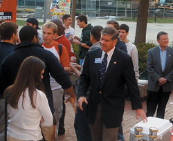 IMAGE: Oberweis at the University of Illinois in Urbana. 