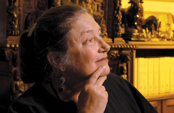 photo: Wendy Doniger in her Hyde Park home. 