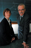Professors Kathy Cochran and Larry McEnerney