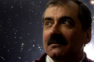 photo:  “Looking out in space is looking back in time,” notes U of C cosmologist Rocky Kolb.