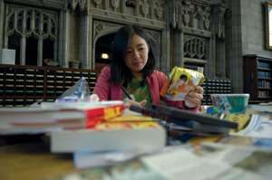 photo: From soup to icon: Annie Sheng studied ramen noodles for her BA project.