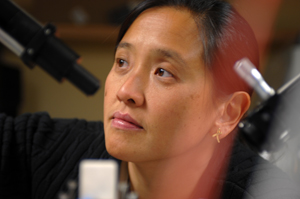 Ka Yee Lee, associate professor of chemistry, chairs the Committee on Women in Physical Sciences. - gender_gap_300