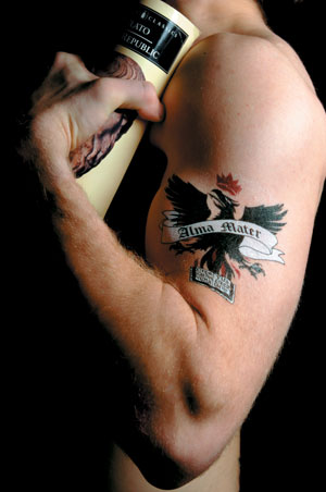 photo: Alma Mater tattoo