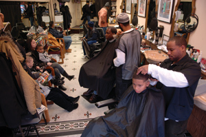 photo: Shave and a haircut: the always-busy Hyde Park Hair Salon hopes to reopen nearby.
