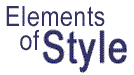 image: "Elements of Style" headline