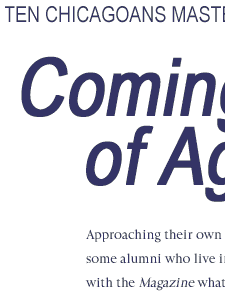 image: cover story - "Coming of Age"
